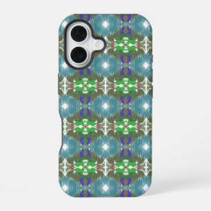 Funda Para iPhone 16 Calidoscopio de Marea Esmeralda