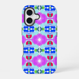 Funda Para iPhone 16 Calidoscopio Flor de Azure