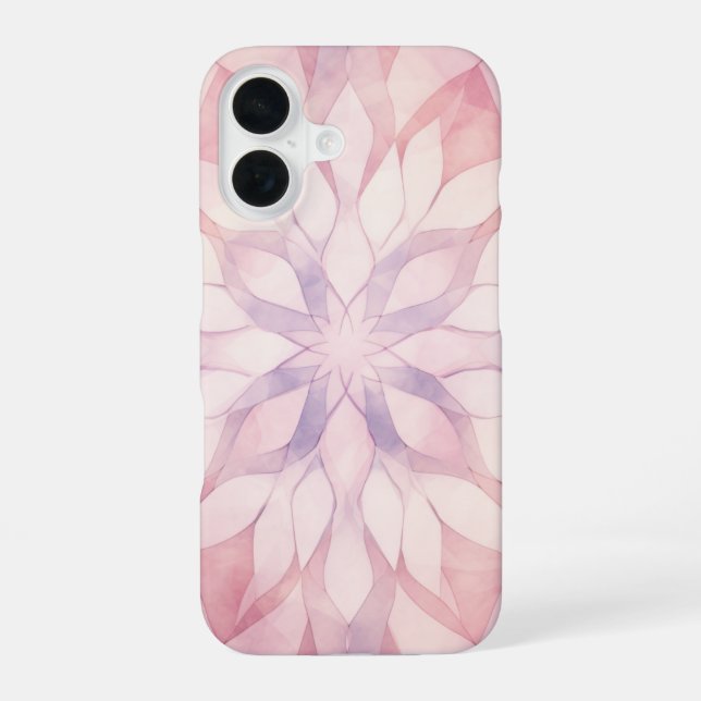 Funda Para iPhone 16 Calidoscopio Rosa (Reverso )