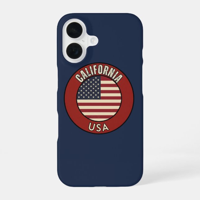 Funda Para iPhone 16 California United States (Reverso )