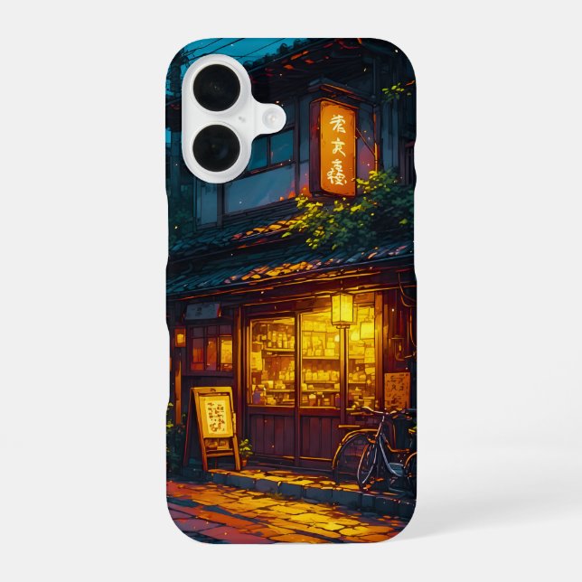 Funda Para iPhone 16 Callada calle comercial (Reverso )