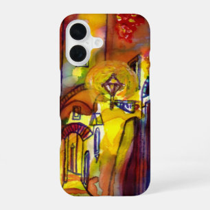 Funda Para iPhone 16 CALLEJÓN MEDIEVAL POR LA NOCHE EN FLORENCIA Case-M