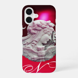 FUNDA PARA iPhone 16 CAMAFEO ANTIGUO, DAMA DE LA LUNA DE LA NOCHE CON M