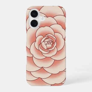 Funda Para iPhone 16 Camelia Estilizada Vintage