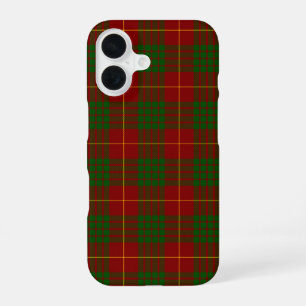 Funda Para iPhone 16 Cameron tartán rojo verde cuadros