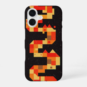 Funda Para iPhone 16 Camino de píxeles retro