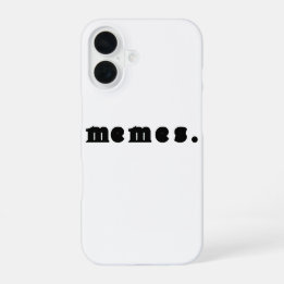 Funda Para iPhone 16 Camiseta memes - Divertida cultura de Internet