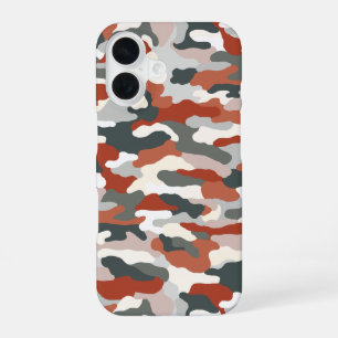 Funda Para iPhone 16 Camuflaje de Otoño