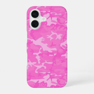 Funda Para iPhone 16 Camuflaje rosa