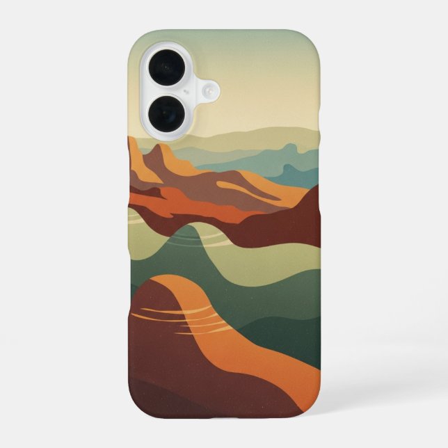 Funda Para iPhone 16 Cañones antiguos en tonos cálidos (Reverso )