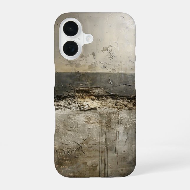 Funda Para iPhone 16 Capas Neutras Desgastadas (Reverso )