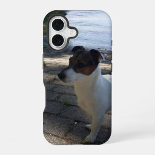 Funda Para iPhone 16 Capo von Oppenheim, perro Terrier Jack Russell