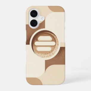Funda Para iPhone 16 Cappuccino Vintage Estilizado