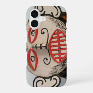 Funda Para iPhone 16 Cara de Fantasma Tailandés, Festival de Máscaras P