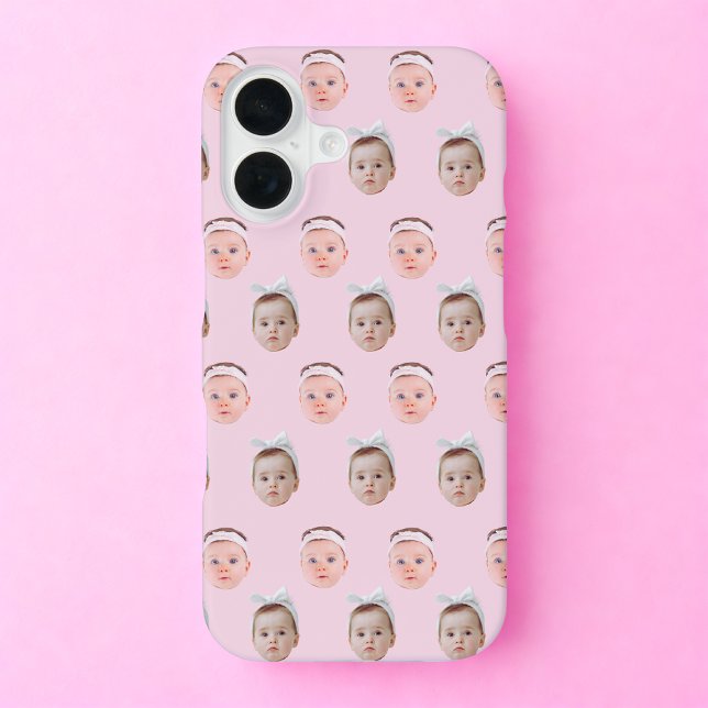 Funda Para iPhone 16 Cara personalizada 2 fotos, cara Personalizado, pa (Subido por el creador)