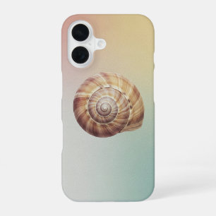 Funda Para iPhone 16 Caracola espiral vintage