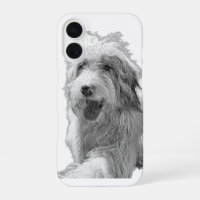 Carry Calm – Retrato de Perro Monocromo