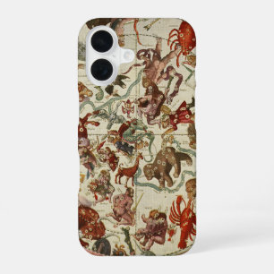 Funda Para iPhone 16 Carta celeste vintage de la estrella del norte de