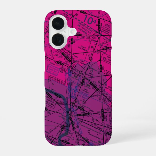 Funda Para iPhone 16 Carta de Aviación (Reverso )
