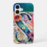 Carta Personalizada S Acuarela Floral Elegante