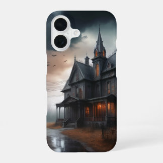 Funda Para iPhone 16 Casa de horror moderna