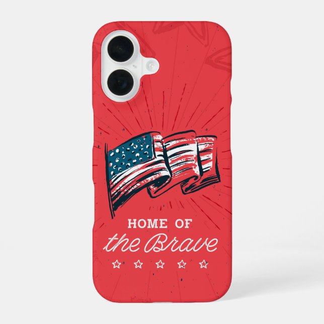 Funda Para iPhone 16 Casa de los valientes (Reverso )