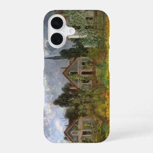 Funda Para iPhone 16 Casas en Argenteuil de Claude Monet, Arte Vintage