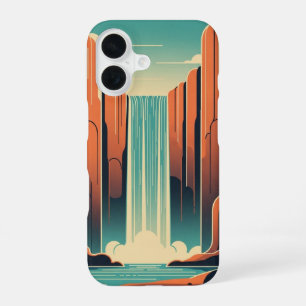 Funda Para iPhone 16 Cascada Mística Retro