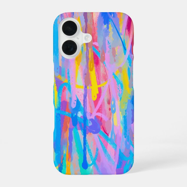 Funda Para iPhone 16 Cascada Vibrante (Reverso )