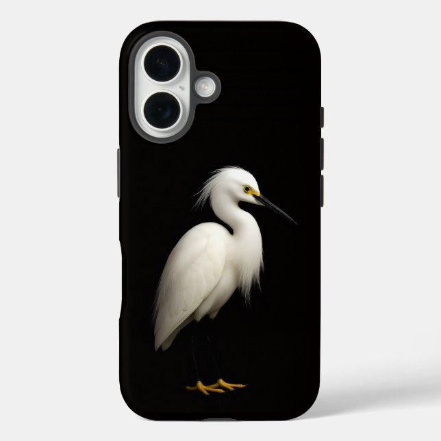 Funda para iPhone 16 Case-Mate Black 4 Luxe, Garza (Reverso )