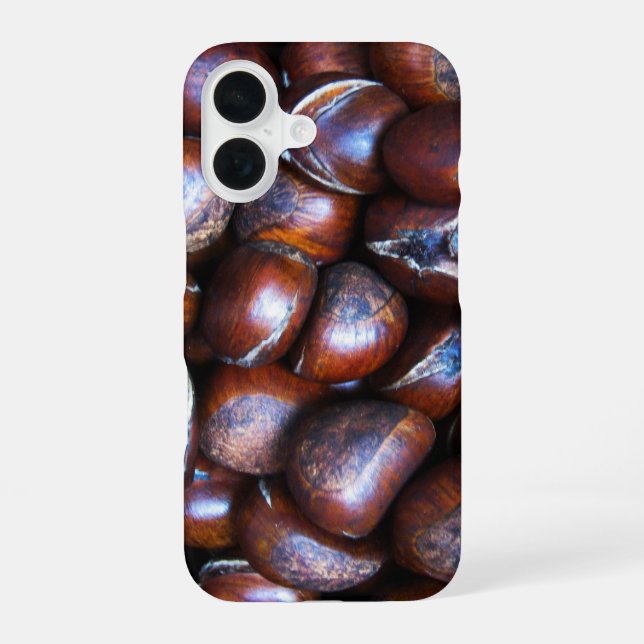 Funda Para iPhone 16 Castañas (Reverso )