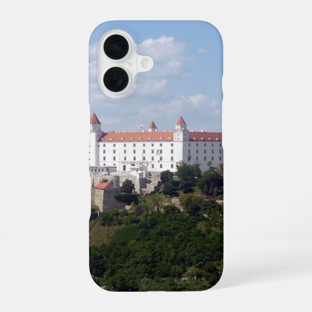Funda Para iPhone 16 castillo de Bratislava (Reverso )