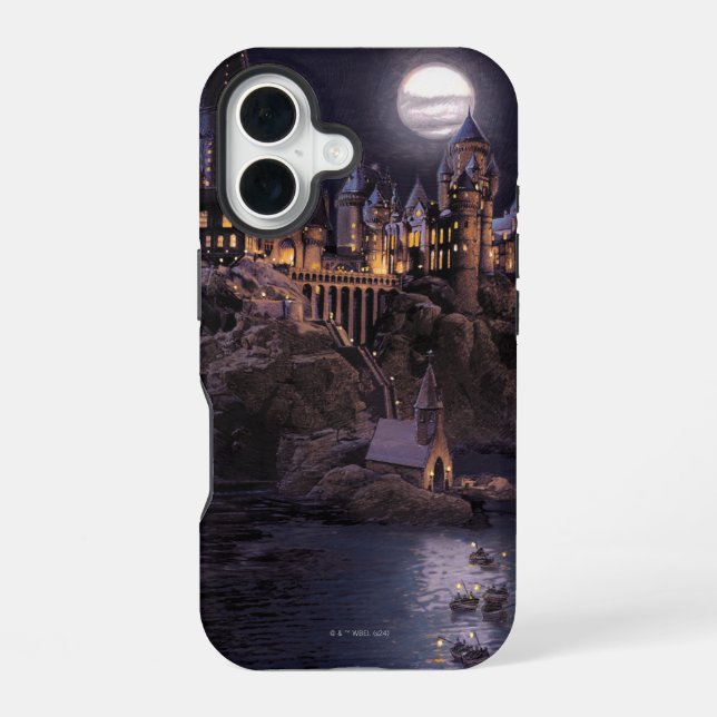 Funda Para iPhone 16 Castillo de Harry Potter | Gran Lago a Hogwarts (Reverso )