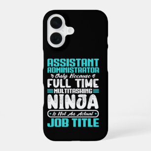 Funda Para iPhone 16 Catálogo de títulos de trabajo multitarea de admin