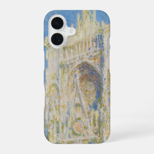 Funda Para iPhone 16 Catedral de Rouen Portal Luz de la Mañana Claude M