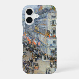 Funda Para iPhone 16 Catorce de Julio, Rue Daunou de Childe Hassam