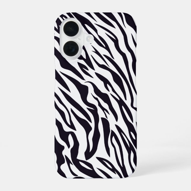 Funda Para iPhone 16 cebra (Reverso )
