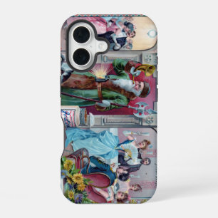 Funda Para iPhone 16 Celebración Vintage de Año Nuevo: Publicidad de Li
