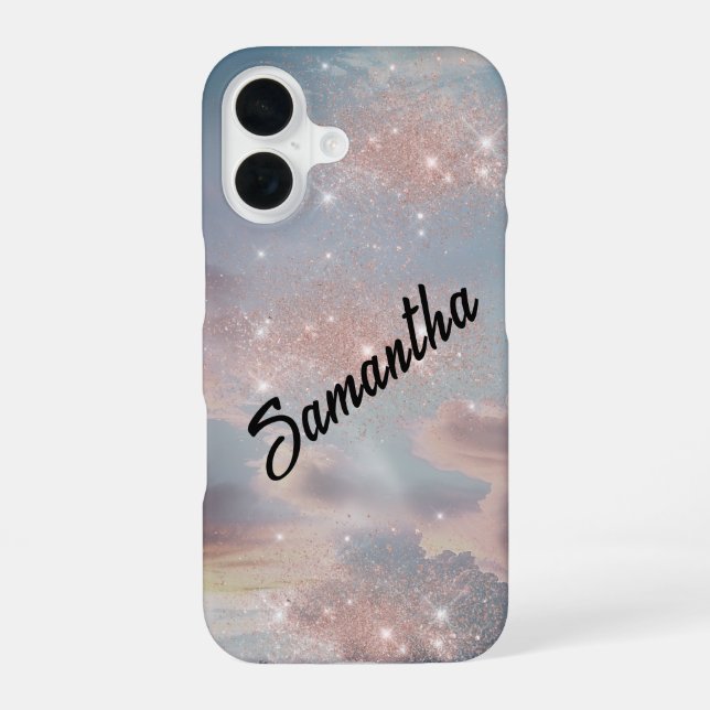 Funda para iPhone 16 Celestial Artística Contempor (Reverso )