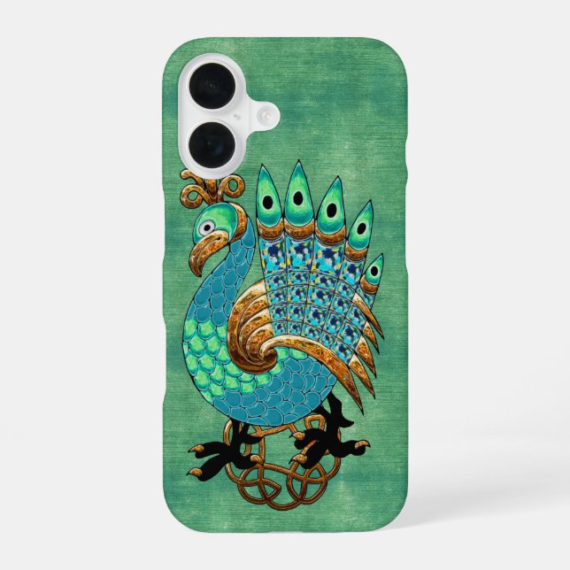 Funda Para iPhone 16 Celt y Feathers (Reverso )