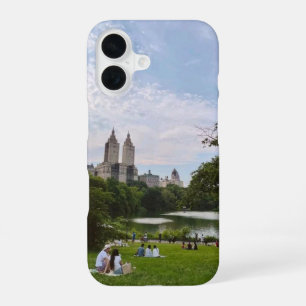Funda Para iPhone 16 Central Park Nueva York Ciudad Silueta y Lago Escé