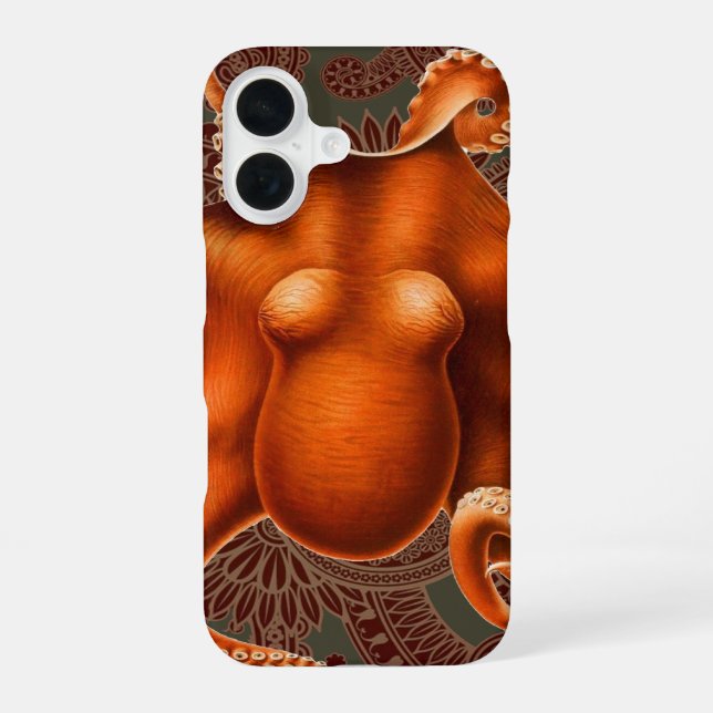Funda Para iPhone 16 Cephalapod Vintage (Reverso )