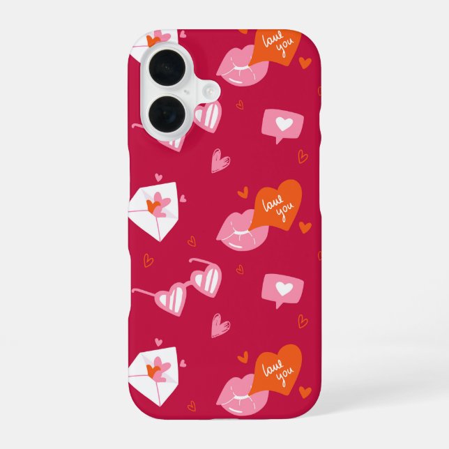 Funda Para iPhone 16 Charla de Amor (Reverso )