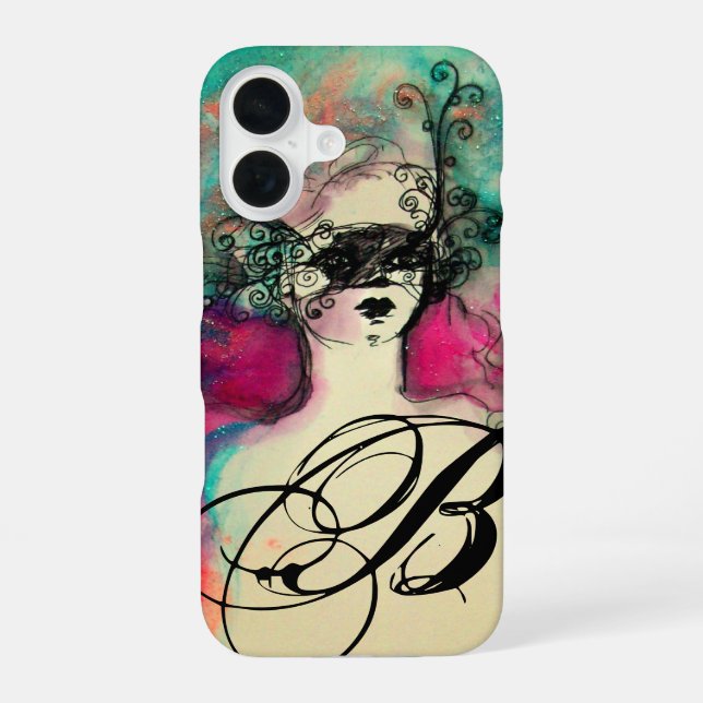 FUNDA PARA iPhone 16 CHARM MONOGRAM (Reverso )
