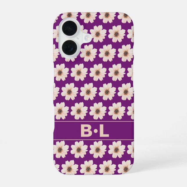Funda Para iPhone 16 Chic Floral (Reverso )