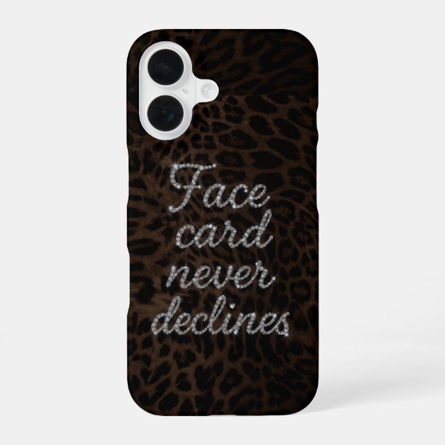 Funda Para iPhone 16 Chica It estética Cheetah (Reverso )