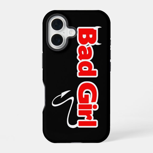 Funda Para iPhone 16 Chica malo (Reverso )