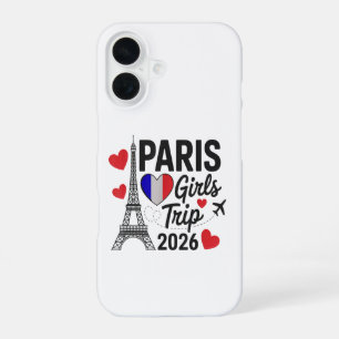 Funda Para iPhone 16 Chicas Sassy París Viaje Vacaciones 2026 Reunión d