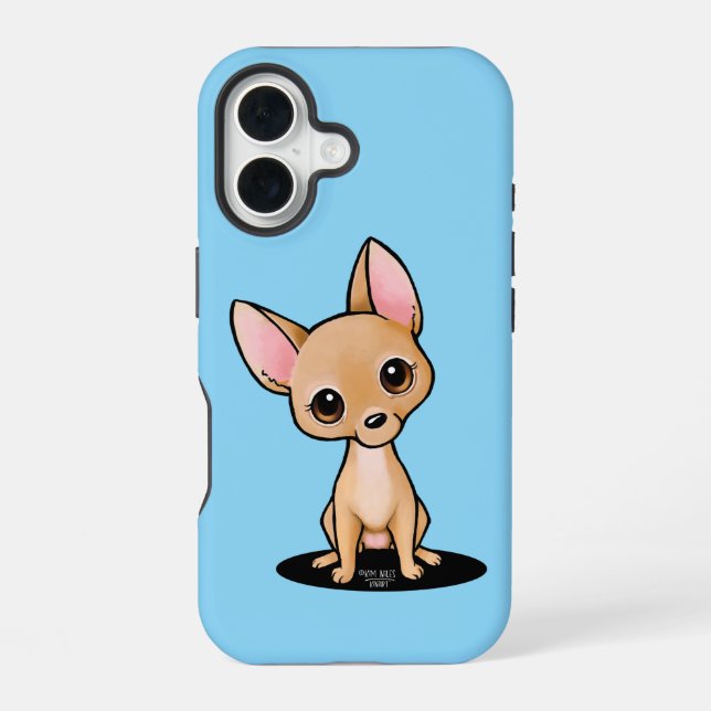 Funda Para iPhone 16 Chihuahua (Reverso )