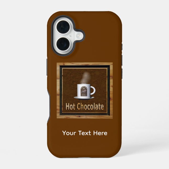 Funda Para iPhone 16 Chocolate Caliente (Reverso )